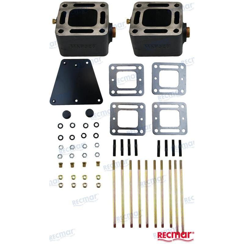 Recmar Qualifies for Free Shipping Recmar Mercury Marine 3" Riser Block Kit #MAR3320PAR