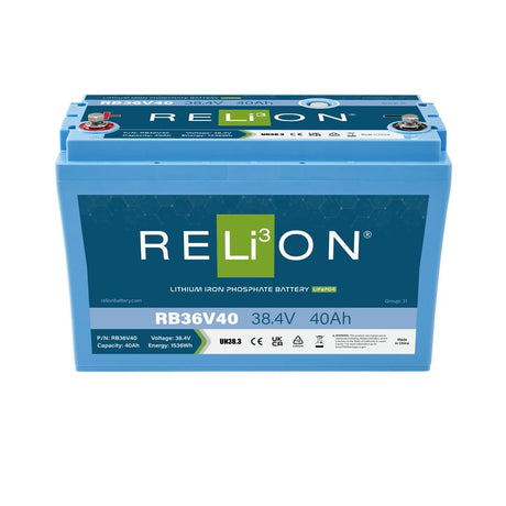 RELiON Battery Not Qualified for Free Shipping RELiON Battery Lifepo4 Ly Lithium Battery 36v #RB36V40