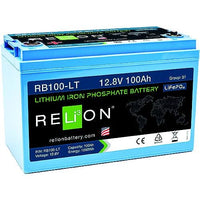 RELiON Battery Qualifies for Free Shipping RELiON Battery Lithium Battery 12v 100ah G31 #RB100-LT