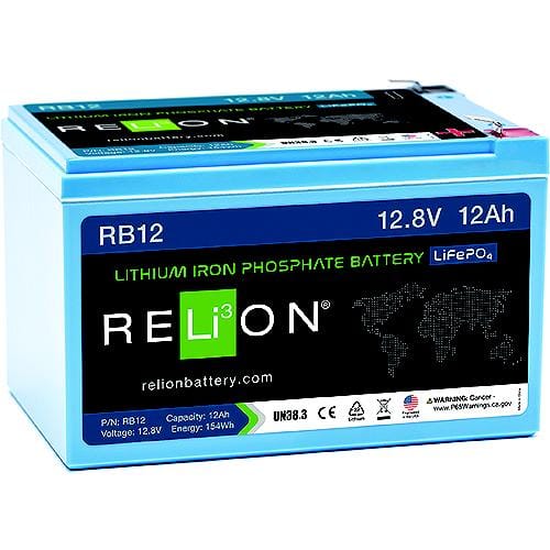 RELiON Battery Qualifies for Free Shipping RELiON Battery Lithium Battery 12v 12ah #RB12