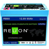RELiON Battery Qualifies for Free Shipping RELiON Battery Lithium Battery 12v 60ah G24 #RB60