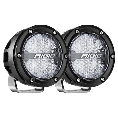 RIGID Industries Qualifies for Free Shipping RIGID 360 Series 4" Offroad Lamp Diffused Beam RGBW #36400