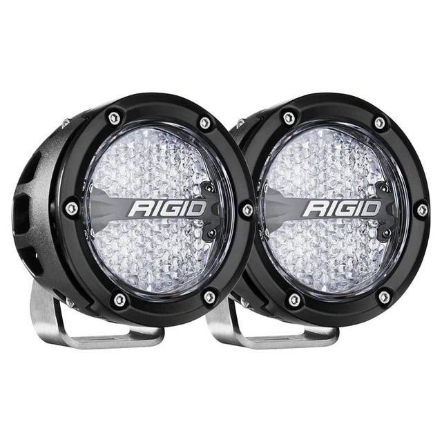 RIGID Industries Qualifies for Free Shipping RIGID 360 Series 4" Offroad Lamp Diffused Beam RGBW #36400