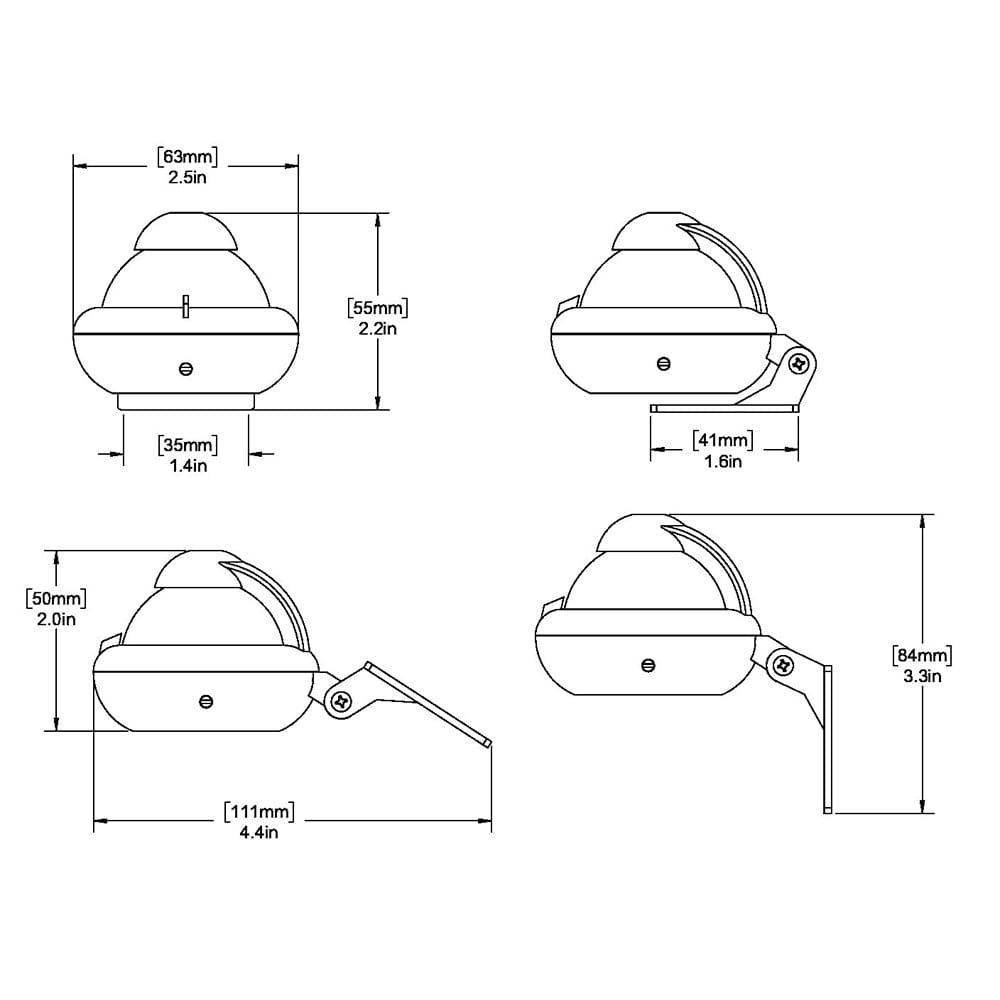 Ritchie Compass Qualifies for Free Shipping Ritchie Sport Bracket Mount Gray #X-10-M