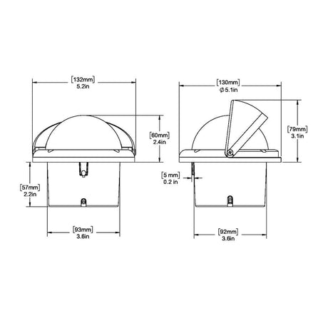 Ritchie Compass Qualifies for Free Shipping Ritchie SuperSport Compass Black #SS-1002