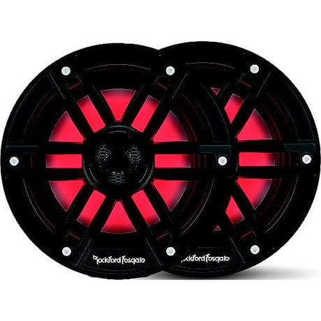 Rockford Fosgate Qualifies for Free Shipping Rockford Fosgate 6.5" Color Optix Marine 2-Way Black Speaker #M1-65B