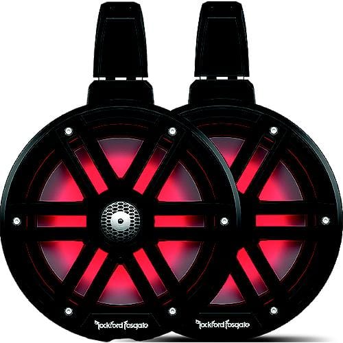 Rockford Fosgate Not Qualified for Free Shipping Rockford Fosgate 8" Color Optix Wake Tower Black Speaker #M2WL-8B