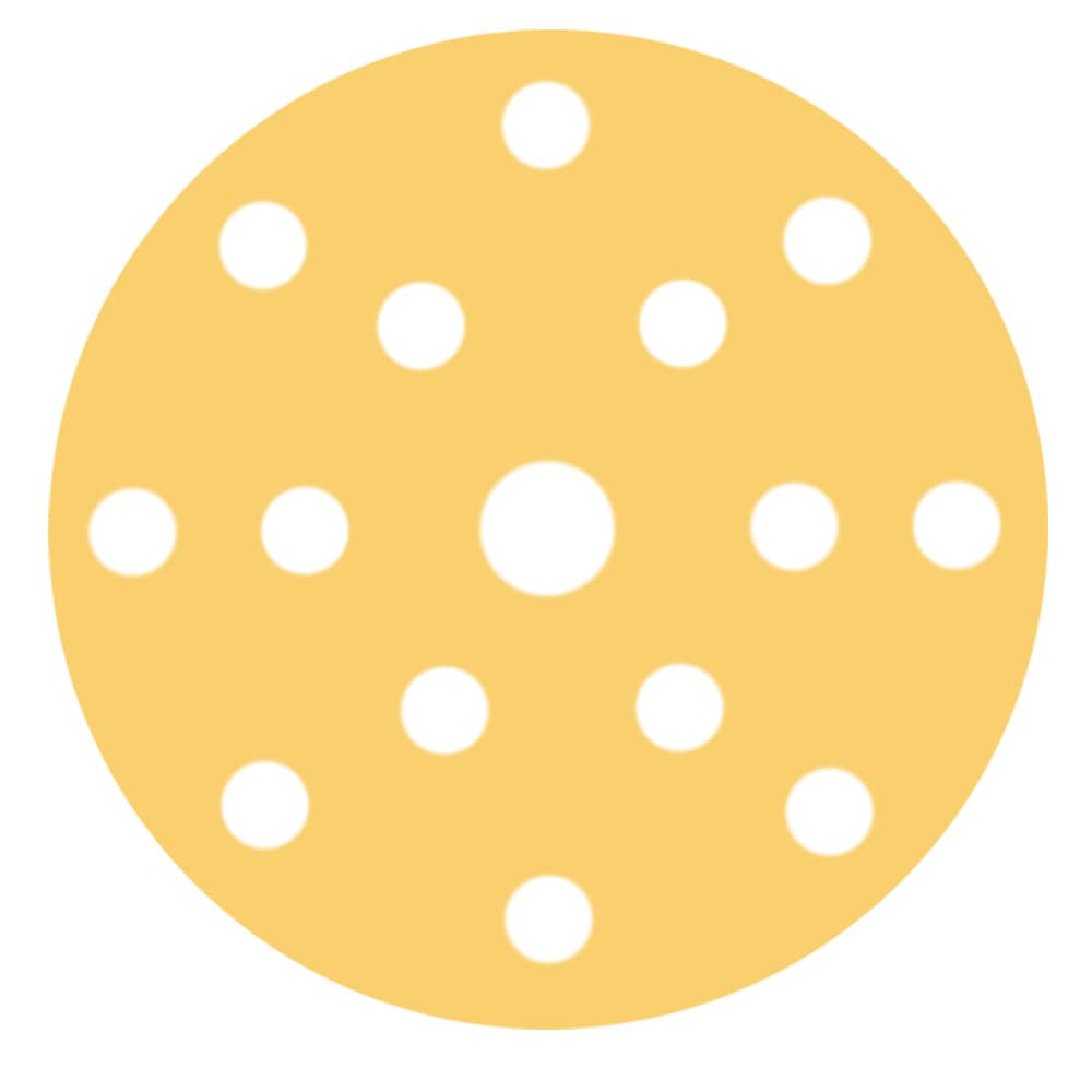 RUPES Qualifies for Free Shipping RUPES Multi-Purpose Paper Abrasive Discs for Dry Sanding #9.45PD080