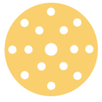 RUPES Qualifies for Free Shipping RUPES Multi-Purpose Paper Abrasive Discs for Dry Sanding #9.45PD080