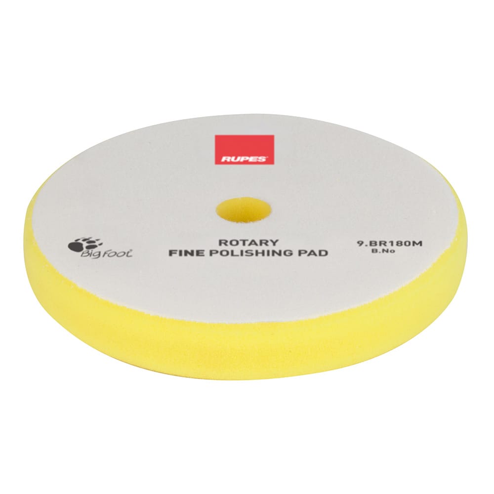 RUPES Not Qualified for Free Shipping RUPES Rotary Fine Polishing Foam Pad 155/160mm Yellow #9.BR180M