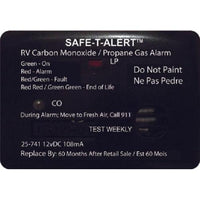 Safe-T-Alert Qualifies for Free Shipping Safe-T-Alert Alarm 12v Surface Mount LP/CO Black #25-741-BL