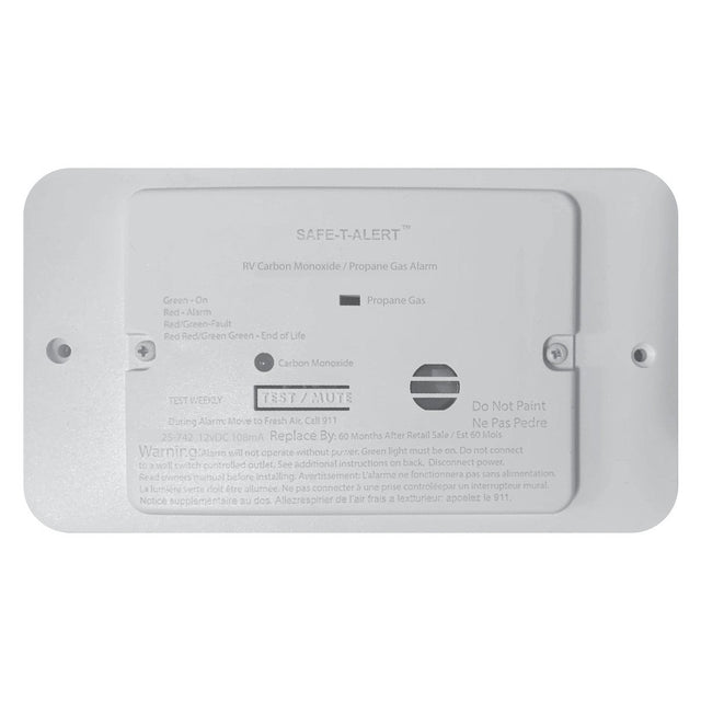 Safe-T-Alert Qualifies for Free Shipping Safe-T-Alert Flush Mount Combo Carbon Monoxide/Propane Alarm #25-742-WT-TR