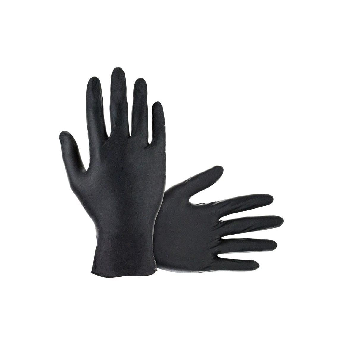 SAS Safety Qualifies for Free Shipping SAS Safety Derma-Pro Powder-Free Nitrile 5mil Black Glove M 100-Box #66542