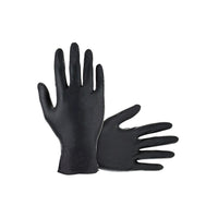 SAS Safety Qualifies for Free Shipping SAS Safety Derma-Pro Powder-Free Nitrile 5mil Black Glove M 100-Box #66542