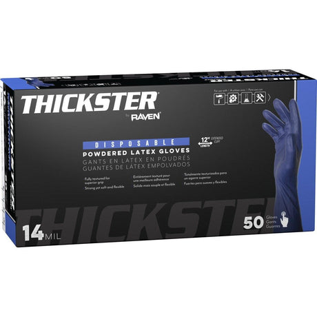 SAS Safety Qualifies for Free Shipping SAS Safety Latex 14mil Blue L Powder 50-Box #6603