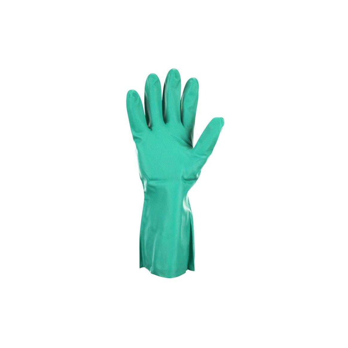 SAS Safety Qualifies for Free Shipping SAS Safety Nitrile 15mil Green Glove L Pair #6533