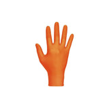 SAS Safety Qualifies for Free Shipping SAS Safety Nitrile 7mil Orange Glove L 100-Box #66473