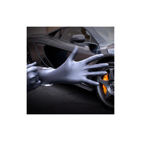 SAS Safety Qualifies for Free Shipping SAS Safety Raven Powder-Free Nitrile 7mil Black Glove M 100-Box #66517