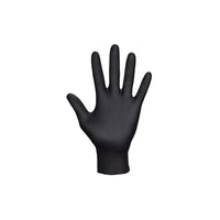 SAS Safety Qualifies for Free Shipping SAS Safety Raven Powder-Free Nitrile 7mil Black Glove M 100-Box #66517