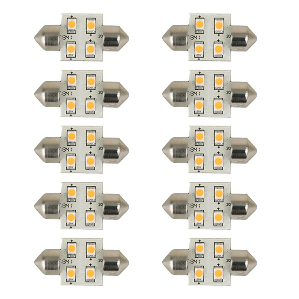 Scandvik Qualifies for Free Shipping Scandvik 41101 Bulb Cool White 10-pk #41175