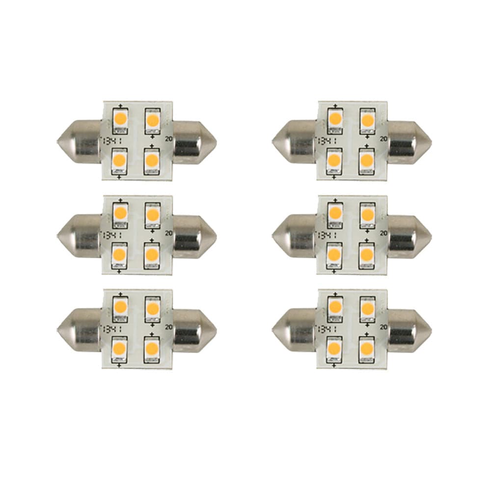 Scandvik Qualifies for Free Shipping Scandvik 41101 Bulb Cool White 6-pk #41161