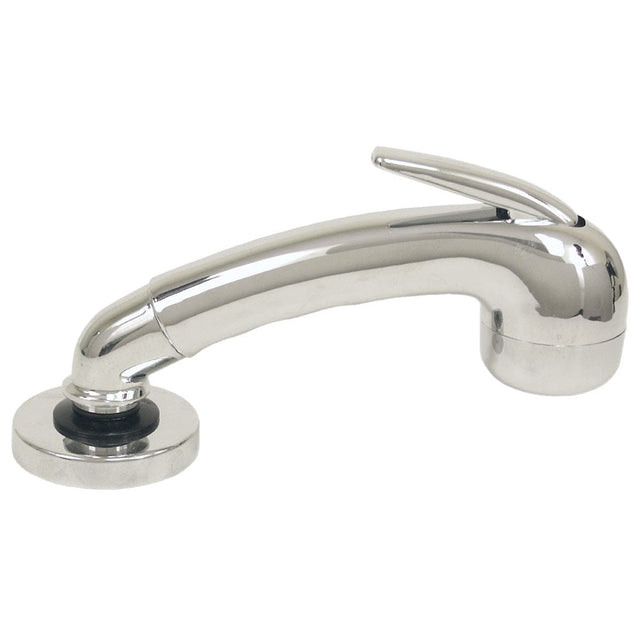 Scandvik Qualifies for Free Shipping Scandvik Chrome Euro Sprayer  With 6' Black Nylon Hose #14041