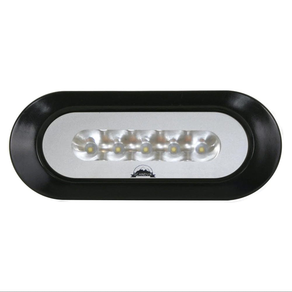 Scandvik Qualifies for Free Shipping Scandvik Flush Mount Spreader Light Black 10-30v #41356P