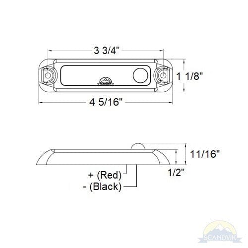 Scandvik Qualifies for Free Shipping Scandvik Locker Light 4" Motion Sensor #41748P