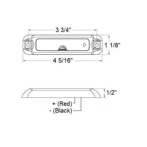 Scandvik Qualifies for Free Shipping Scandvik Locker Light 4" Touch Switch SS Trim Ring #41743P