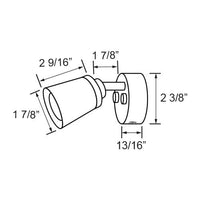 Scandvik Qualifies for Free Shipping Scandvik Reading Touch/Dimming Light White/Blue Light & Black Housing #41770P