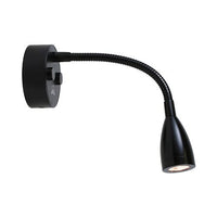 Scandvik Qualifies for Free Shipping Scandvik Reading Touch Light Gooseneck White/Blue Light & Black Housing #41776P