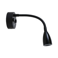 Scandvik Qualifies for Free Shipping Scandvik Reading Touch Light Gooseneck White/Blue Light & Black Housing #41776P