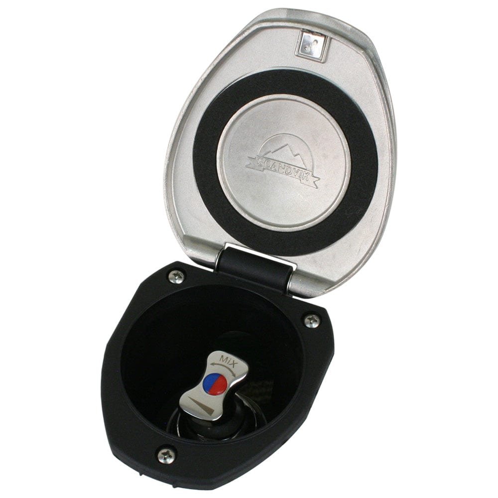 Scandvik Qualifies for Free Shipping Scandvik Reccesed T-Handle Mixer SS with Black Cup #12127