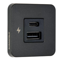 Scanstrut Qualifies for Free Shipping Scanstrut Tile USB-1/USB-C Interior Charging Socket 12/24 #SC-TILE-10