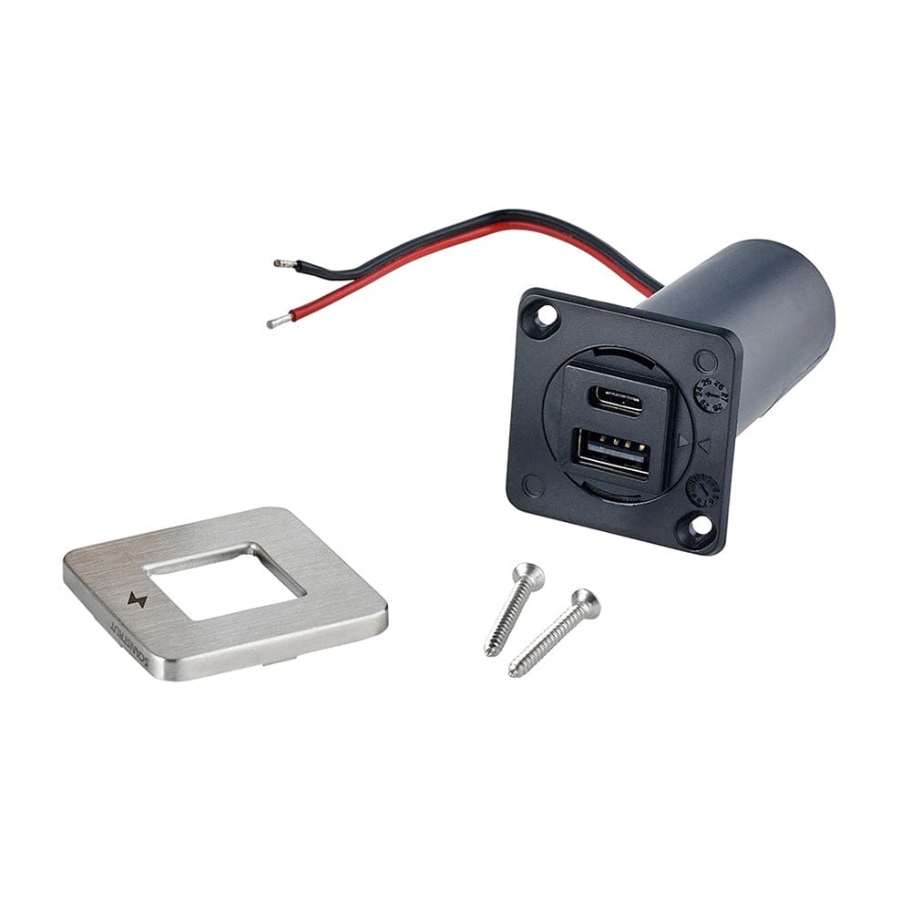 Scanstrut Qualifies for Free Shipping Scanstrut Tile USB-A/USB-C Interior Charger Socket 12/24v #SC-TILE-11