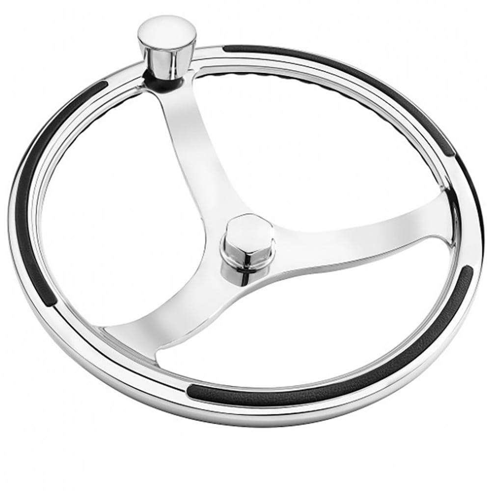 Ongaro Qualifies for Free Shipping Schmitt Marine Primus 15.5" SS Steering Wheel #7421521FGK