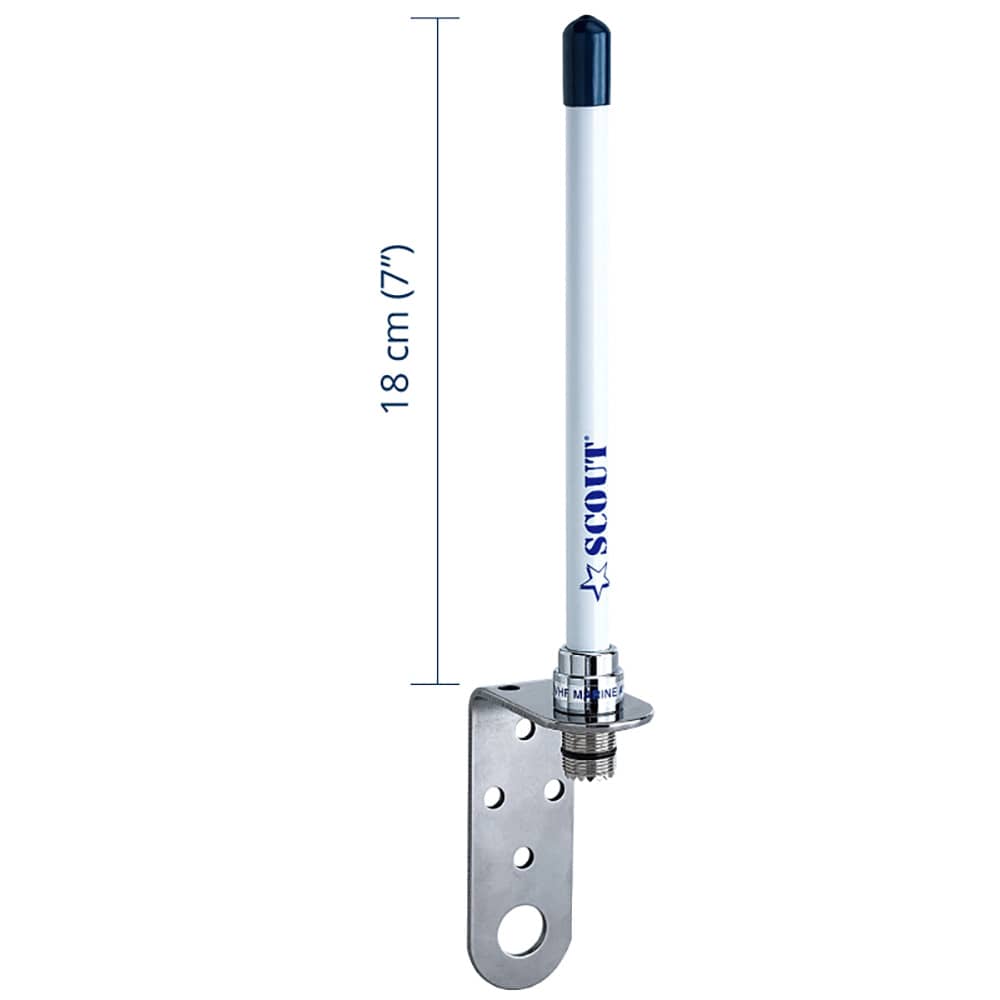Scout Qualifies for Free Shipping Scout 1 Db Vhf Fiberglass Antenna 0,18 M (7") Length #PF AN NVHF00010