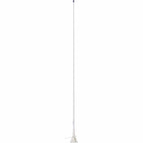 Scout Qualifies for Free Shipping Scout 5' White VHF Antenna 3db Lift & Lay Mount with 5m RG-58 #PF AN NVHF00005