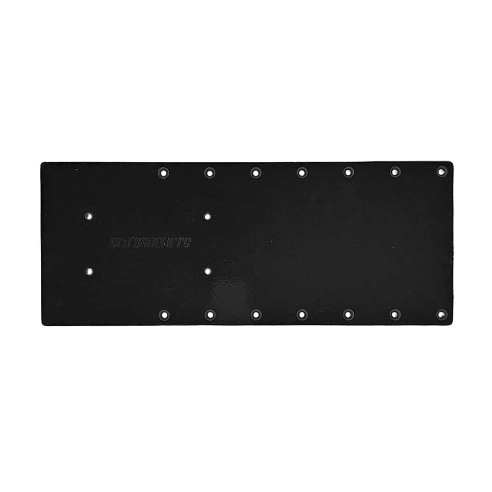 Sea Brackets Qualifies for Free Shipping Sea Brackets 18" Straight Plate for Garmin Kraken Black #SEA2302-BLK