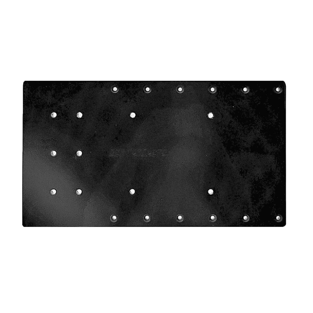 Sea Brackets Qualifies for Free Shipping Sea Brackets 18" Straight Plate for Minn Kota Quest Black #SEA2320-BLK