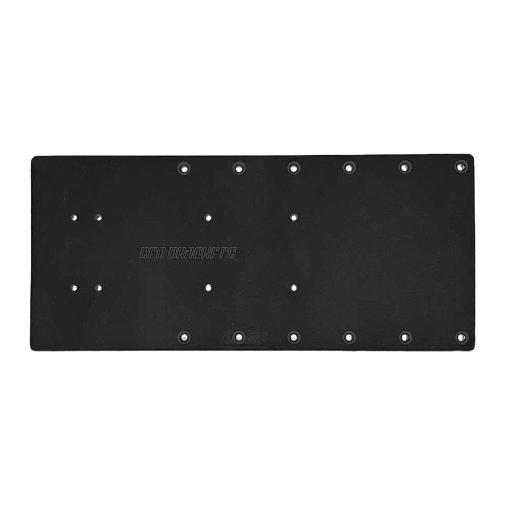 Sea Brackets Qualifies for Free Shipping Sea Brackets 18" Straight Trolling Motor Plate Black #SEA2324-BLK