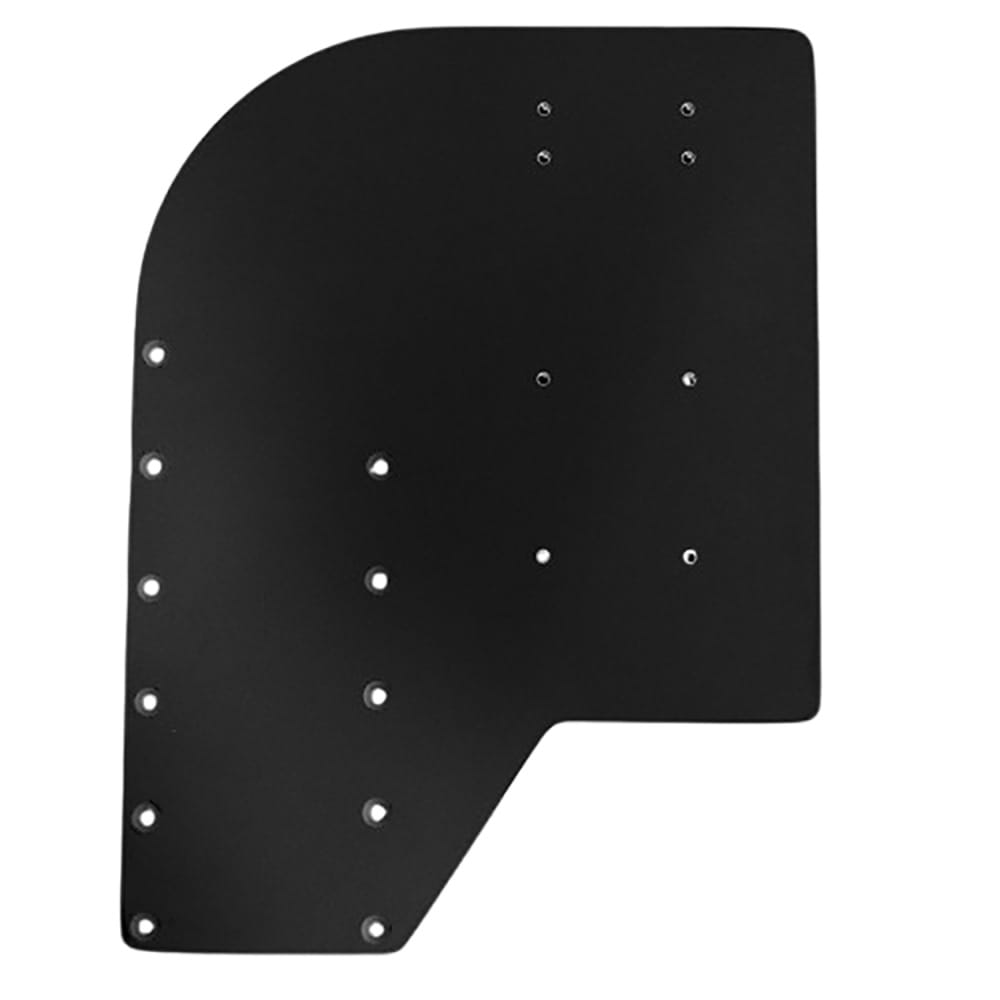 Sea Brackets Qualifies for Free Shipping Sea Brackets Small Offset Trolling Motor Plate Black #SEA2306-BLK