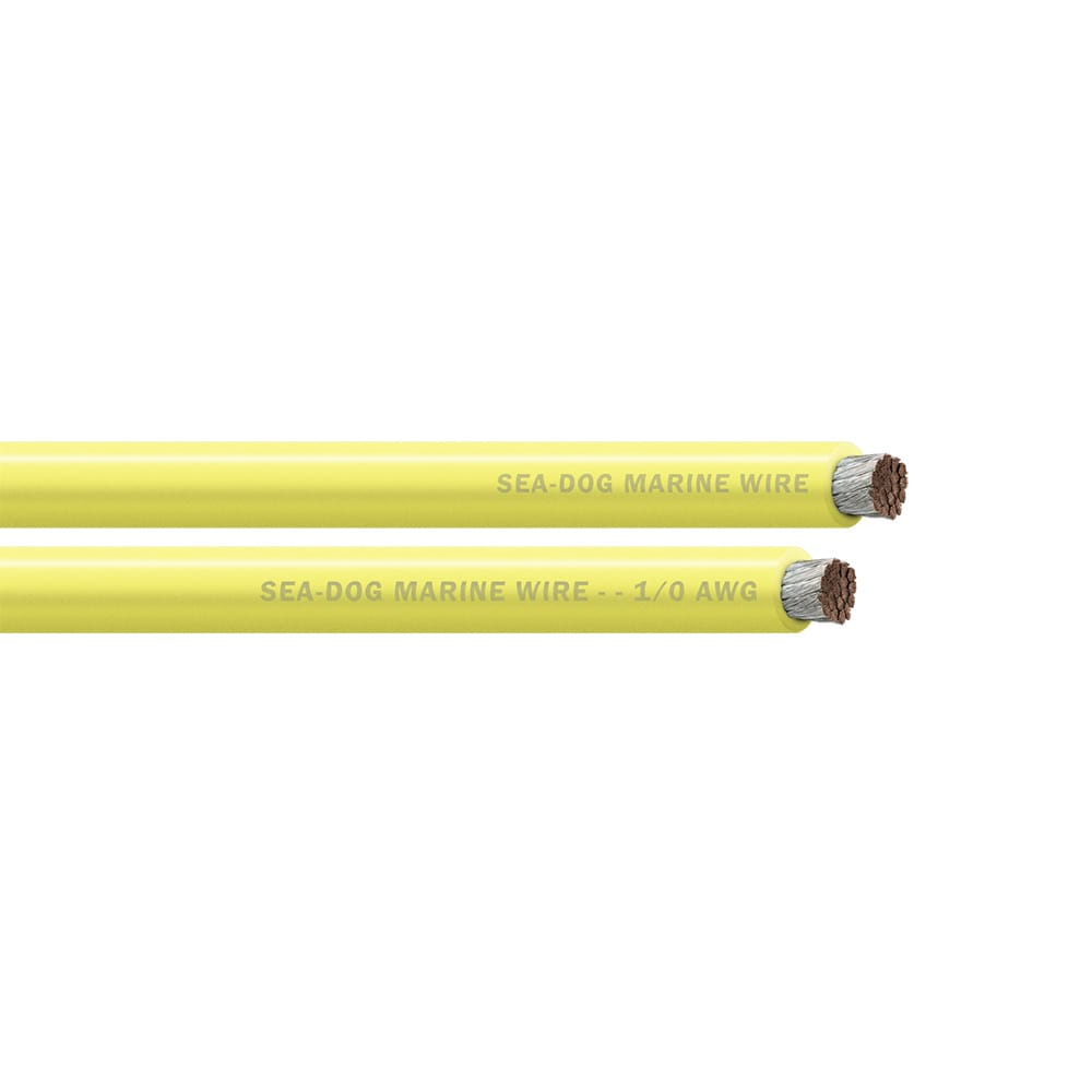 Sea-Dog Qualifies for Free Shipping Sea Dog 1/0 AWG Yellow 25' Battery Cable #8011030