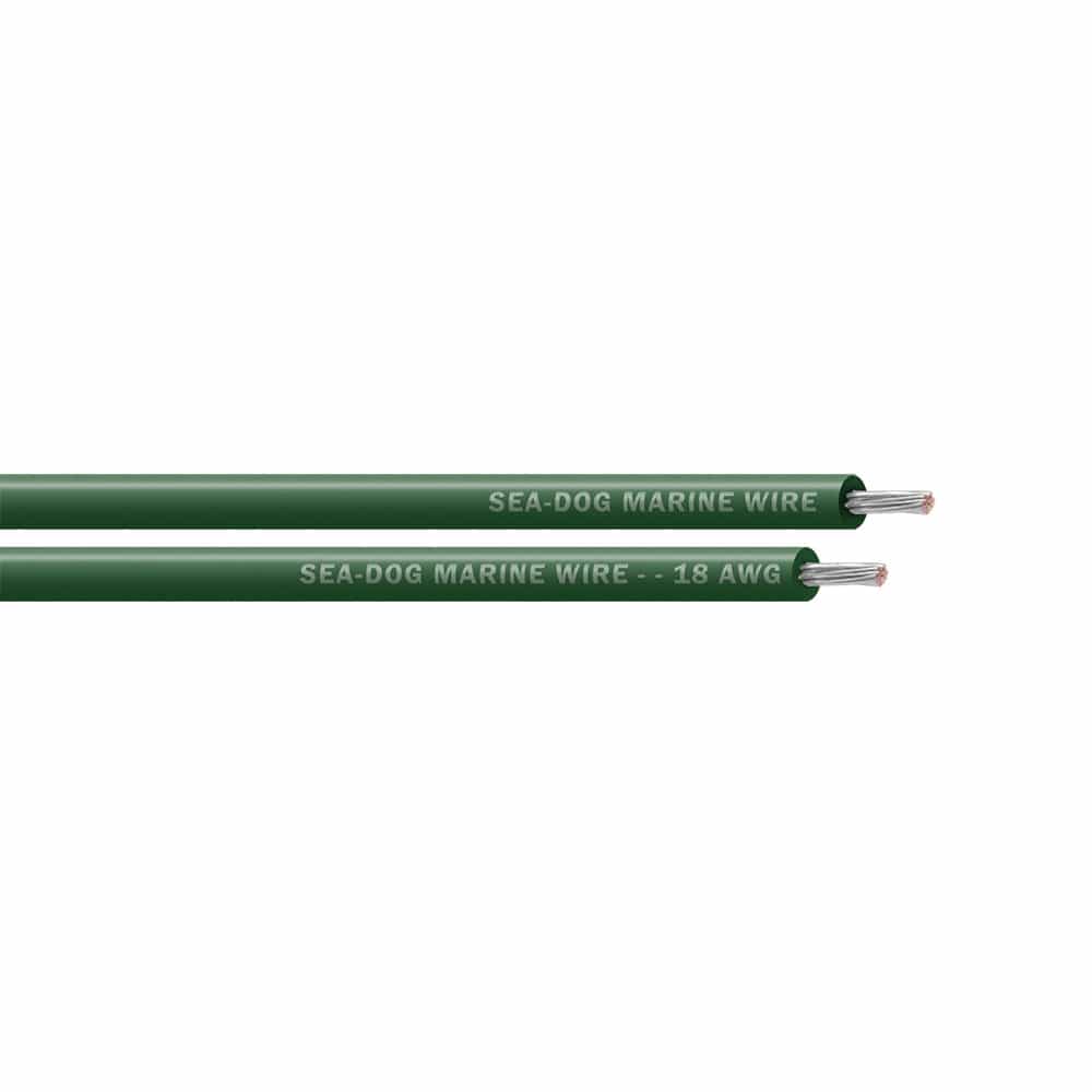 Sea-Dog Qualifies for Free Shipping Sea Dog 18 AWG Green 100' Primary Wire #8018042