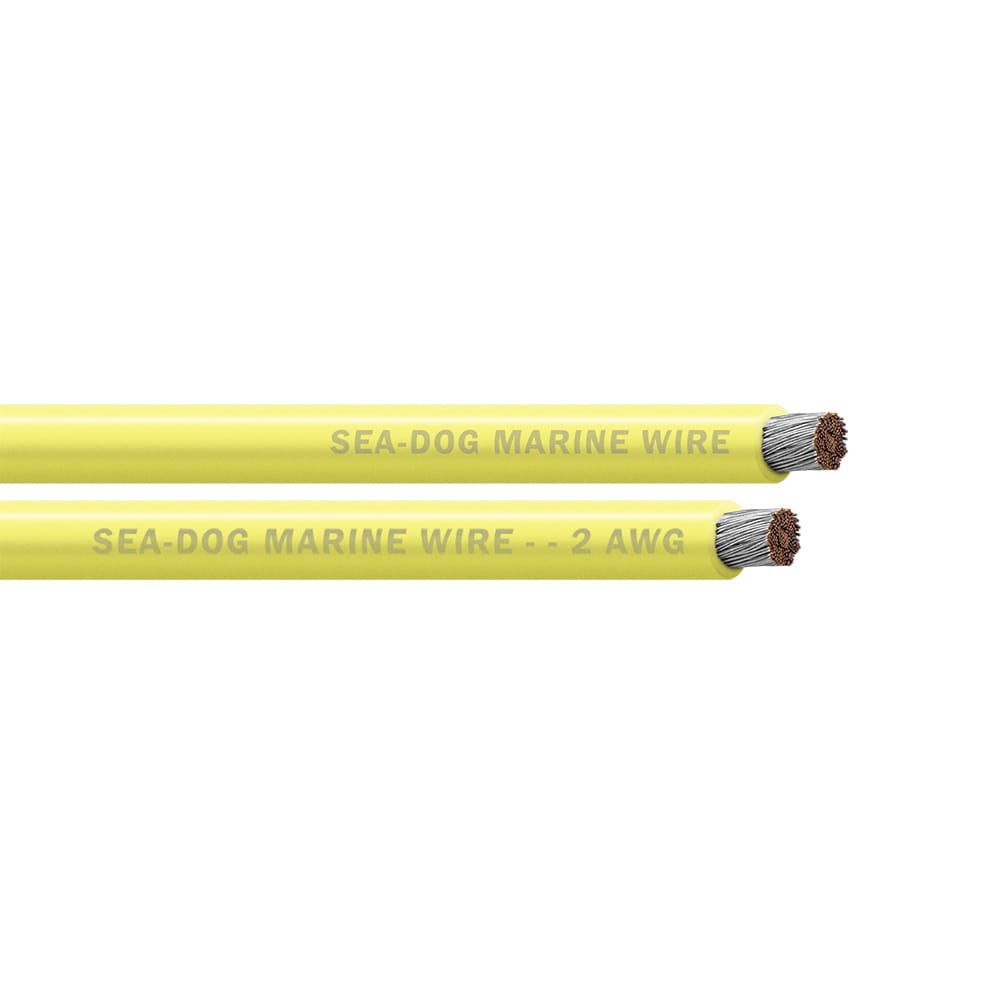 Sea-Dog Qualifies for Free Shipping Sea Dog 2 AWG Yellow 25' Battery Cable #8002030