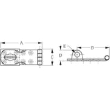 Sea-Dog Qualifies for Free Shipping Sea-Dog 3-11/16" SS Safety Hasp #221124-1