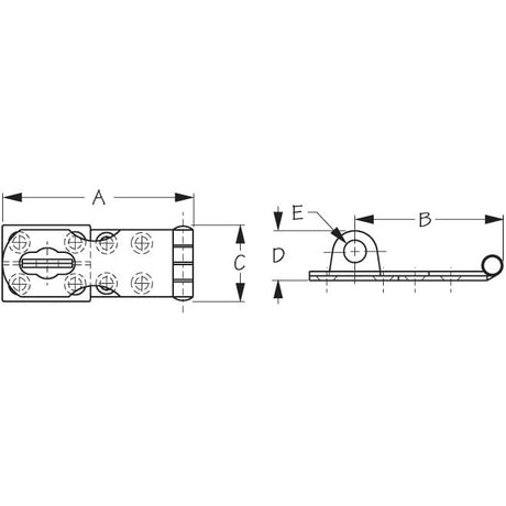 Sea-Dog Qualifies for Free Shipping Sea-Dog 3-11/16" SS Safety Hasp #221124-1