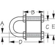 Sea-Dog Qualifies for Free Shipping Sea-Dog 304 SS Stern Eye 1/2" #080187-1