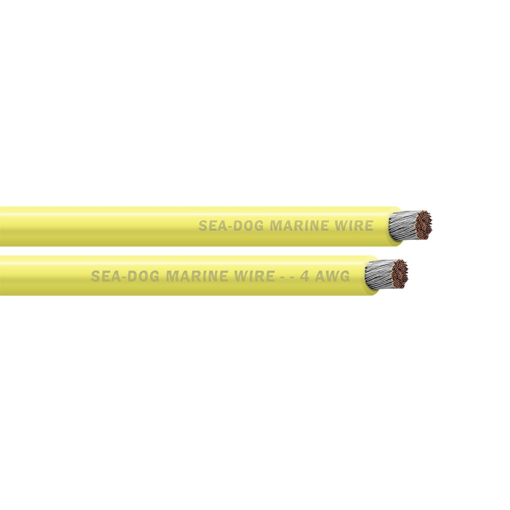 Sea-Dog Qualifies for Free Shipping Sea Dog 4 AWG Yellow 25' Battery Cable #8004030