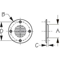 Sea-Dog Qualifies for Free Shipping Sea-Dog ABS Deck Drain 4-3/16